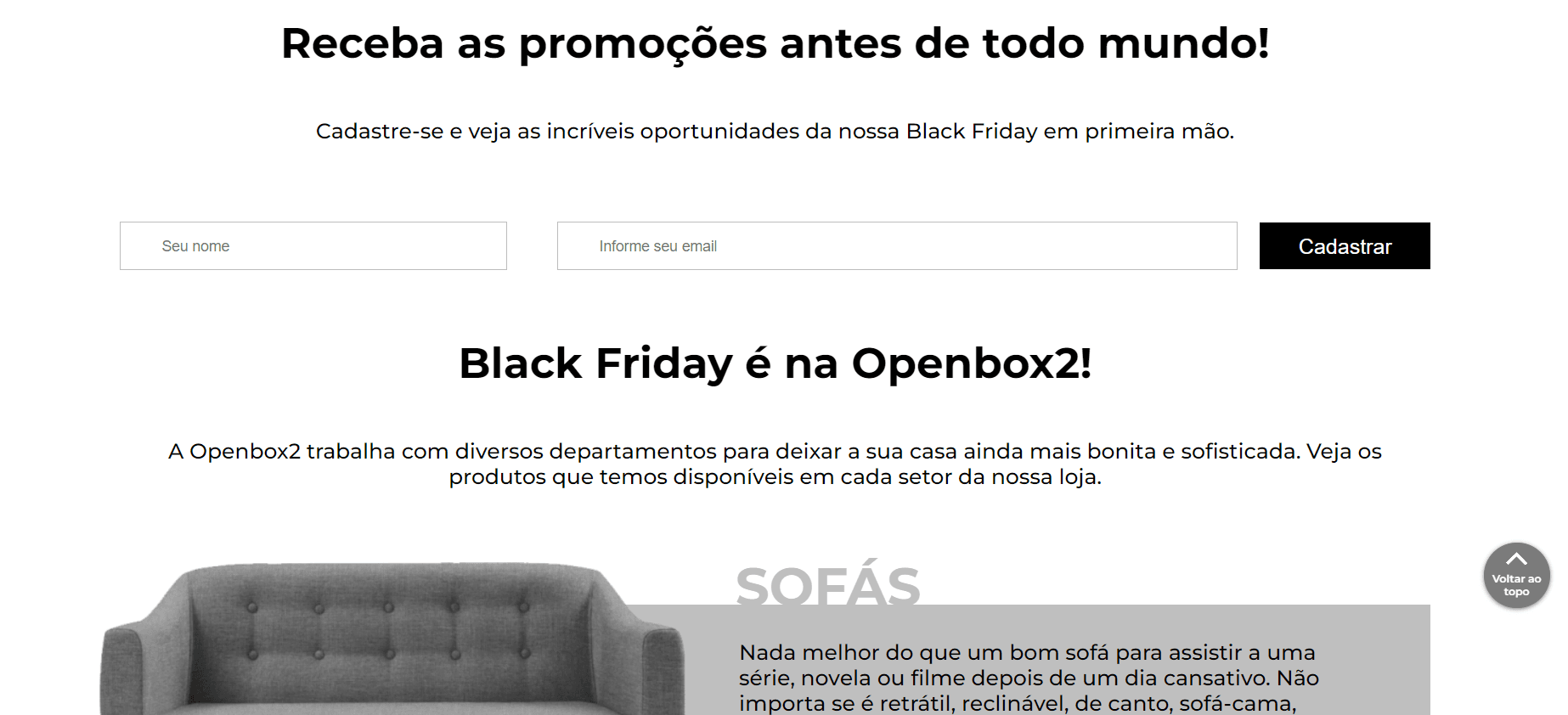 Landing Page Openbox